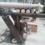 The commissioning with the ceramic insulator.